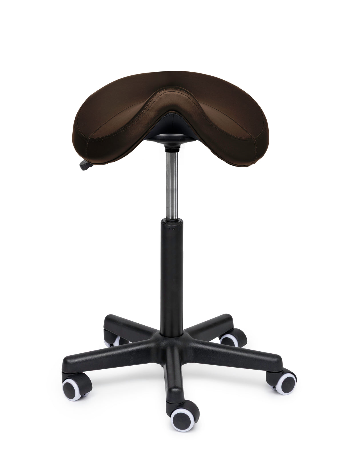 Comfort Sattelhocker Braun auf Rollen