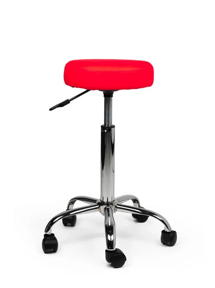 Ergonomischer Rollhocker Rot