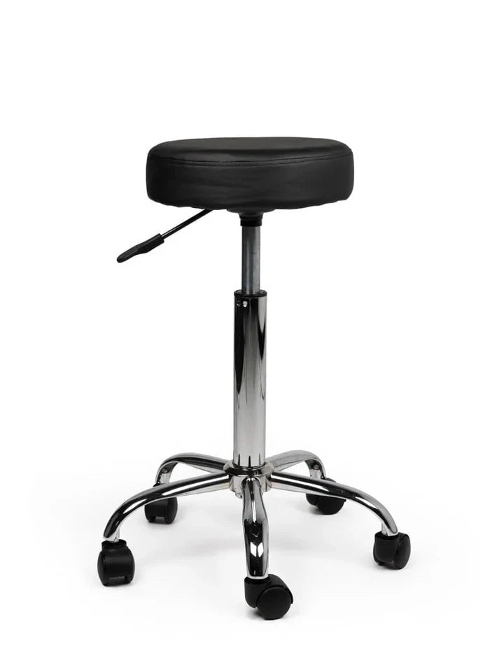 Ergonomischer Rollhocker Schwarz