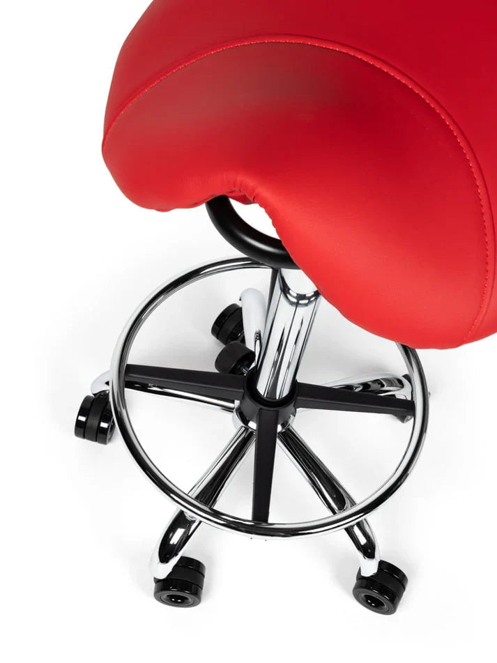 Friseurhocker Rot Auf Räder