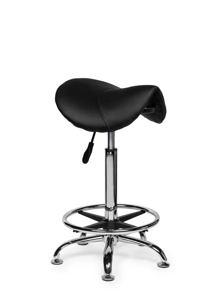 Sattelhocker Schwarz Auf Räder