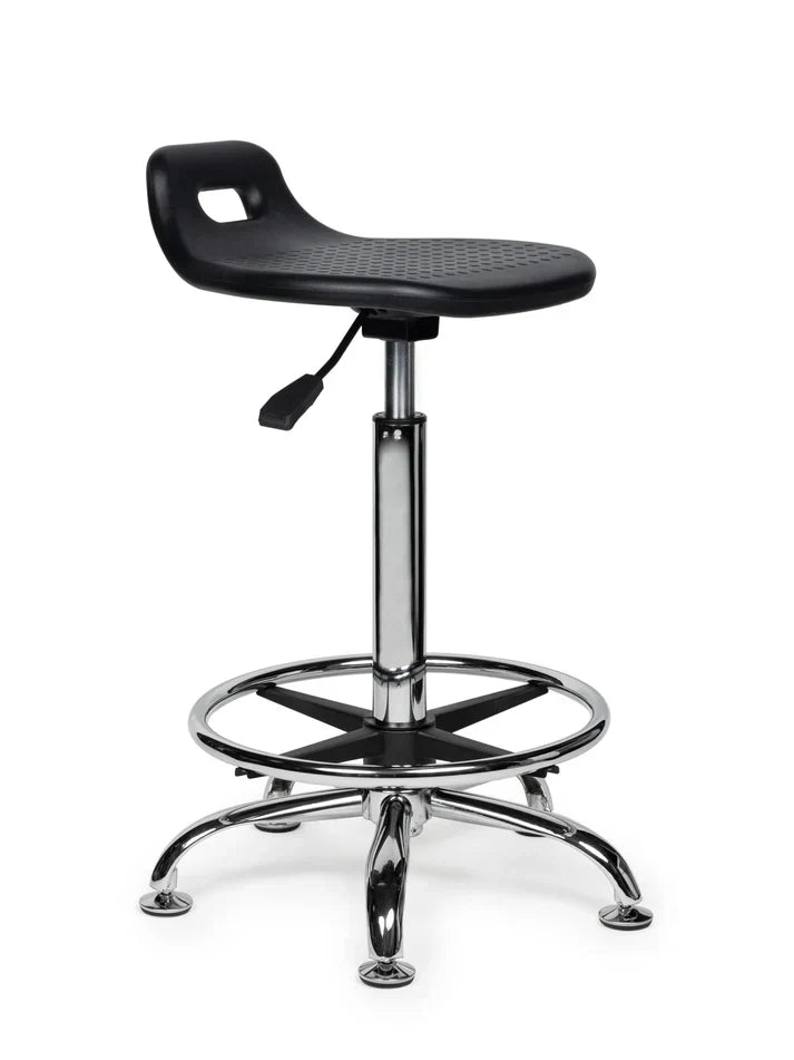 Ergonomischer Stehhilfe-Hocker Schwarz