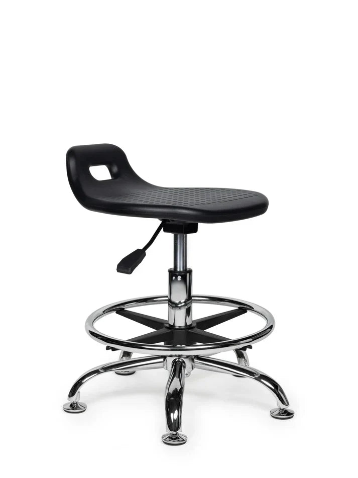 Ergonomischer Stehhilfe-Hocker Schwarz