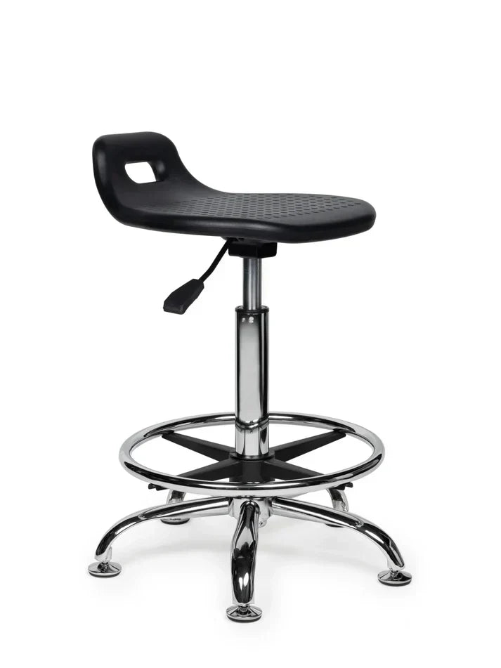 Ergonomischer Stehhilfe-Hocker Schwarz