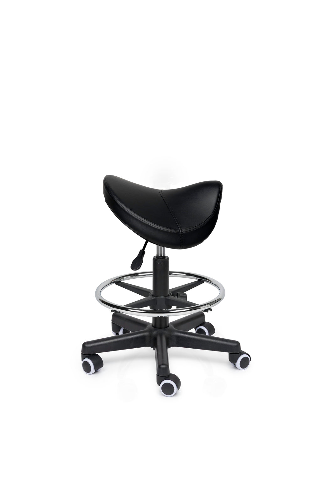 Premium Sattelhocker Schwarz Auf Räder