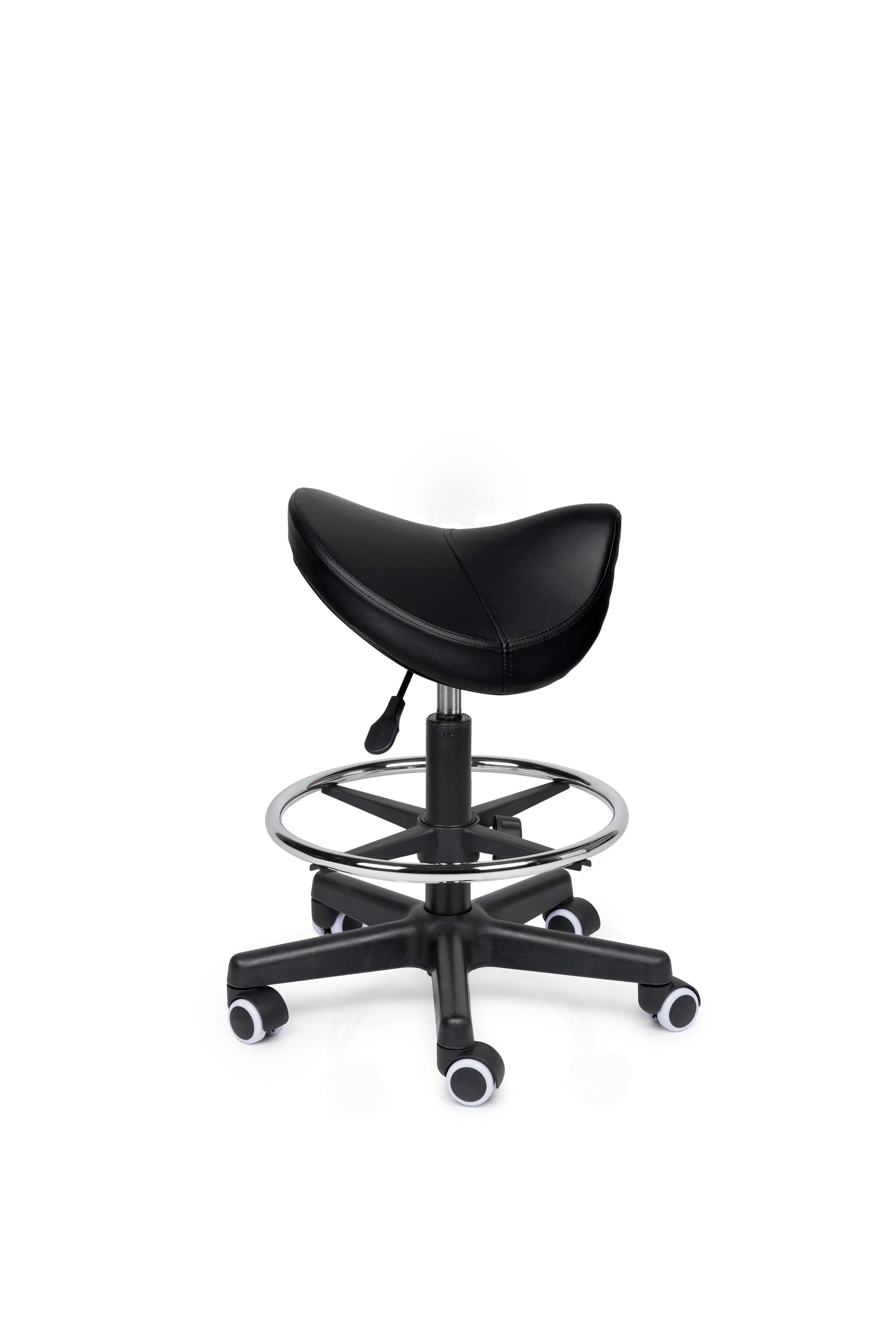 Premium Sattelhocker Schwarz Auf Räder