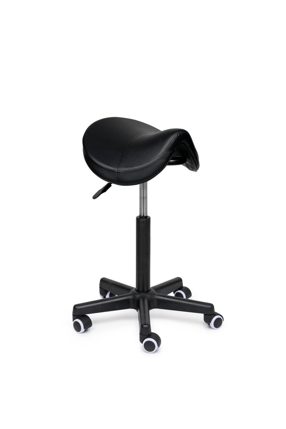 Comfort Sattelhocker Schwarz auf Rollen