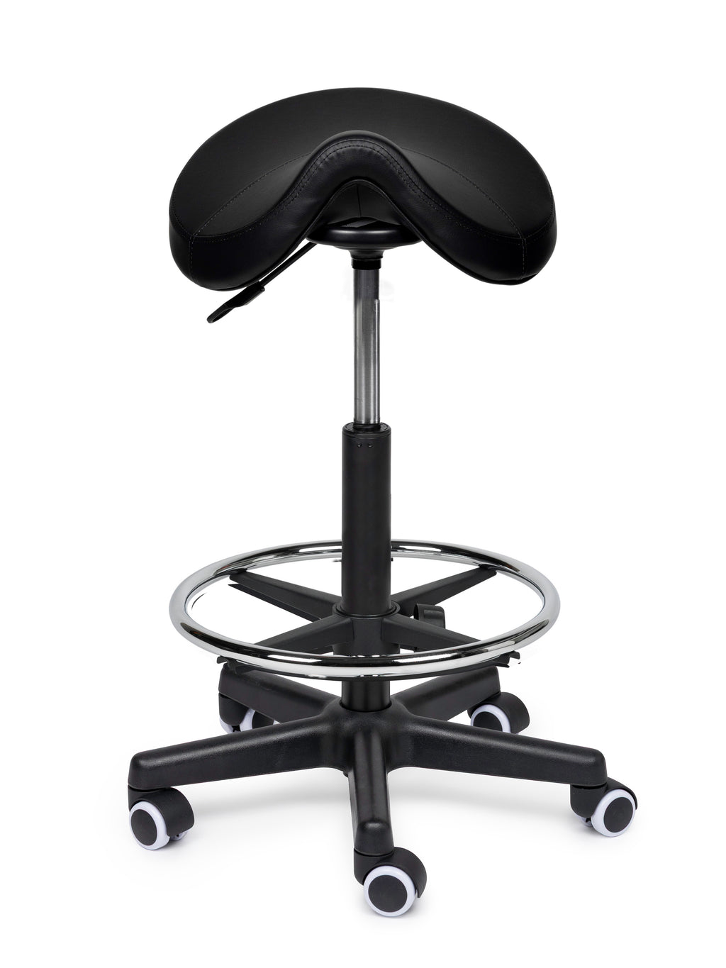 Premium Sattelhocker Schwarz Auf Räder