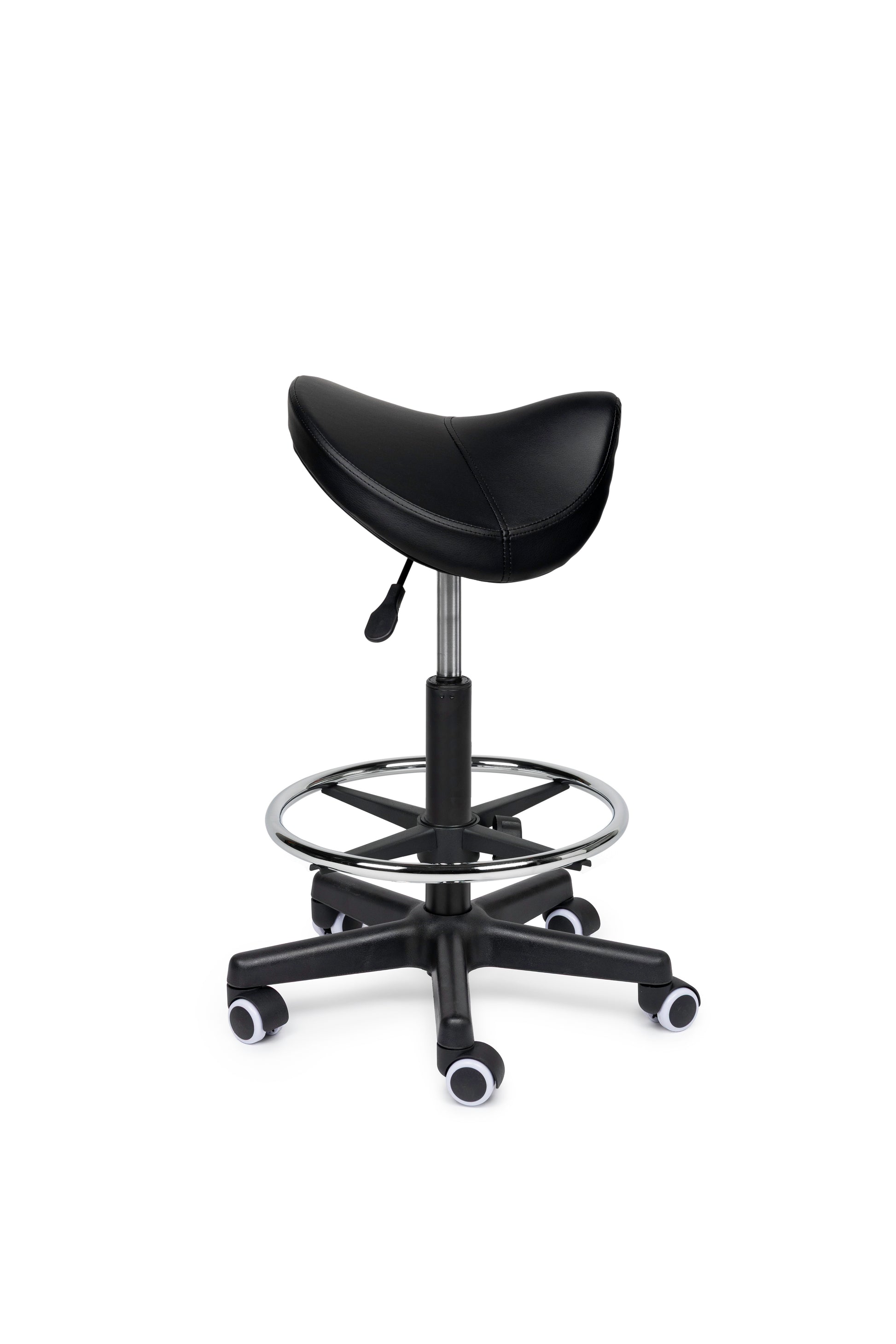 Premium Sattelhocker Schwarz Auf Räder