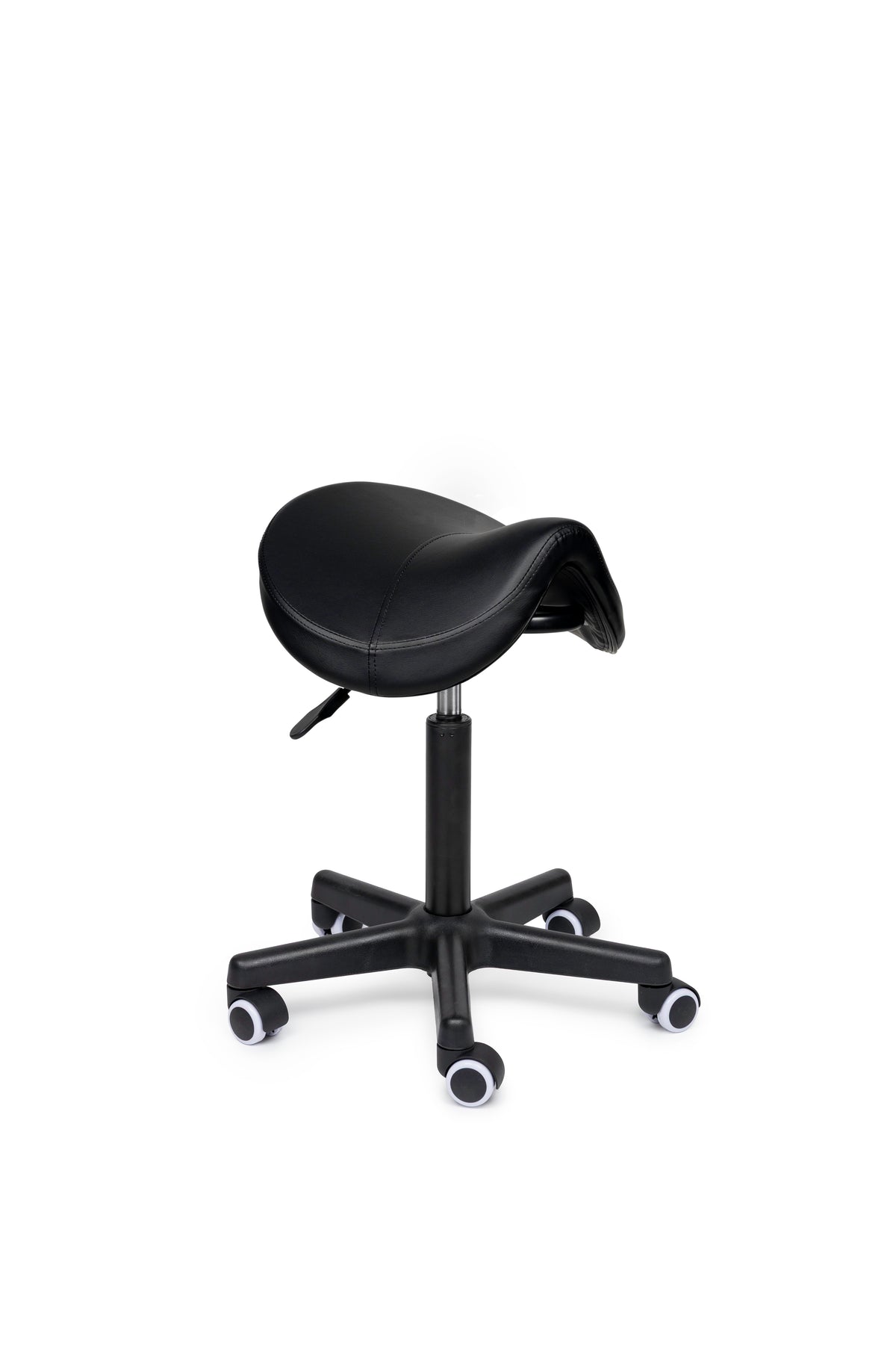 Comfort Sattelhocker Schwarz auf Rollen