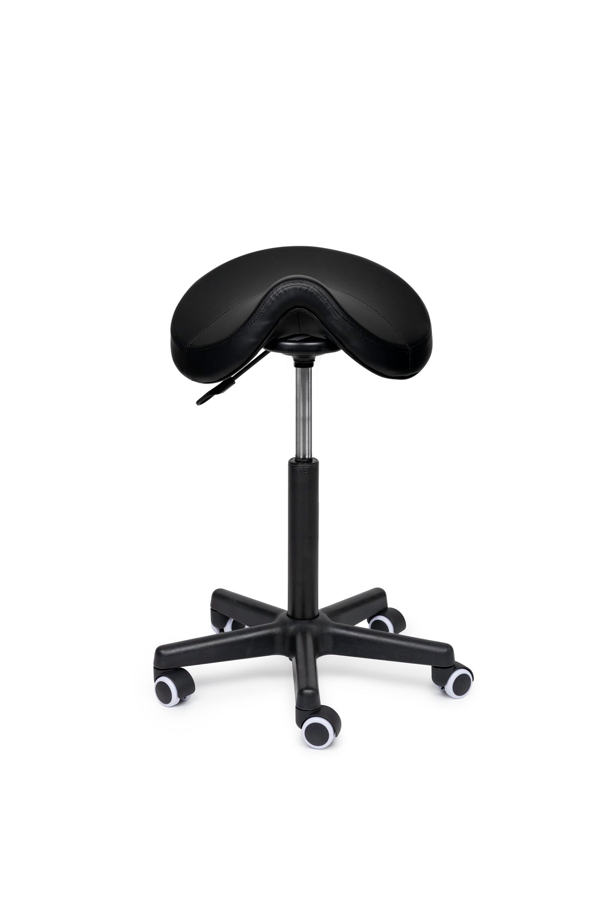 Comfort Sattelhocker Schwarz auf Rollen