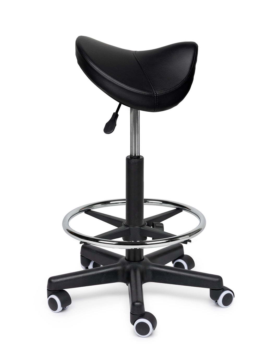 Premium Sattelhocker Schwarz Auf Räder