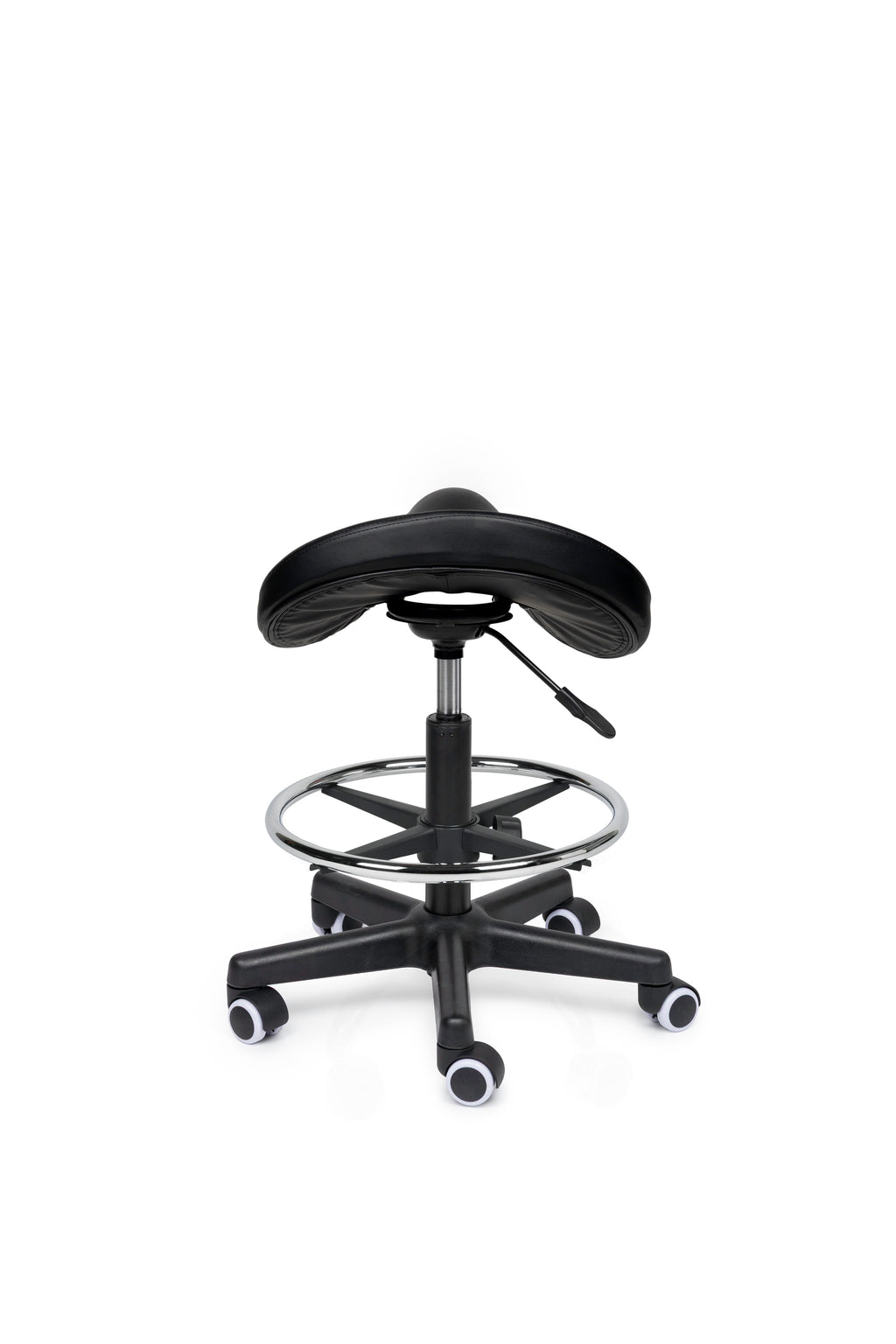 Premium Sattelhocker Schwarz Auf Räder