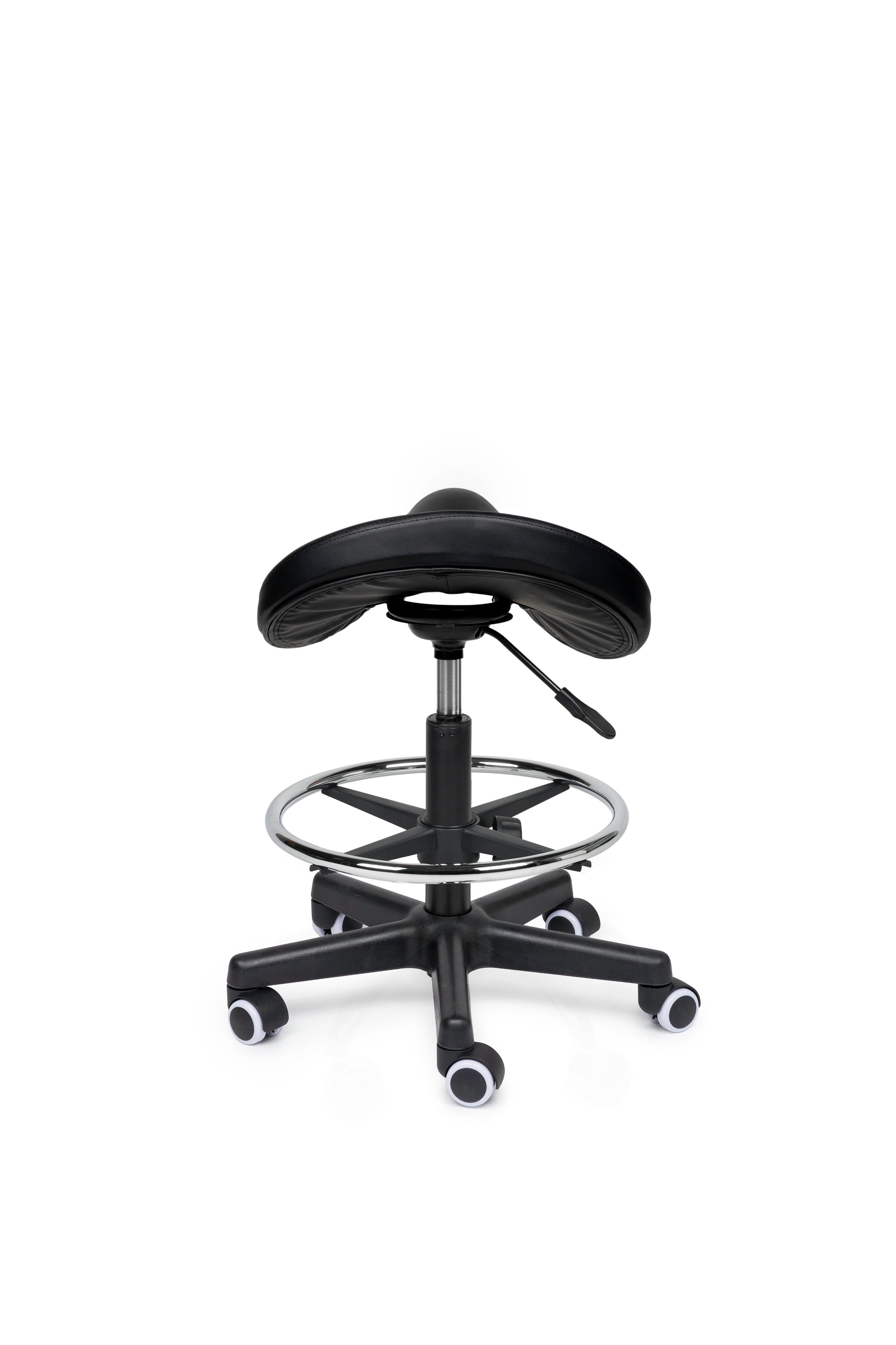 Premium Sattelhocker Schwarz Auf Räder