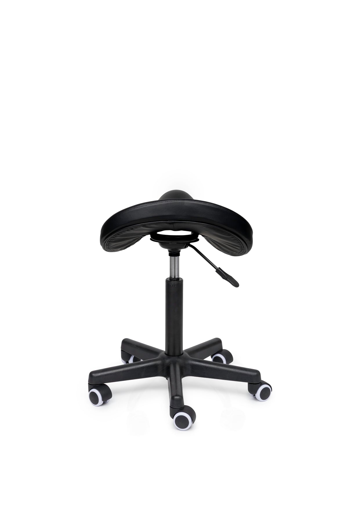 Comfort Sattelhocker Schwarz auf Rollen