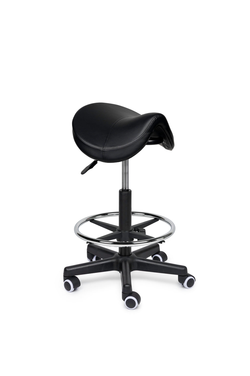 Premium Sattelhocker Schwarz Auf Räder