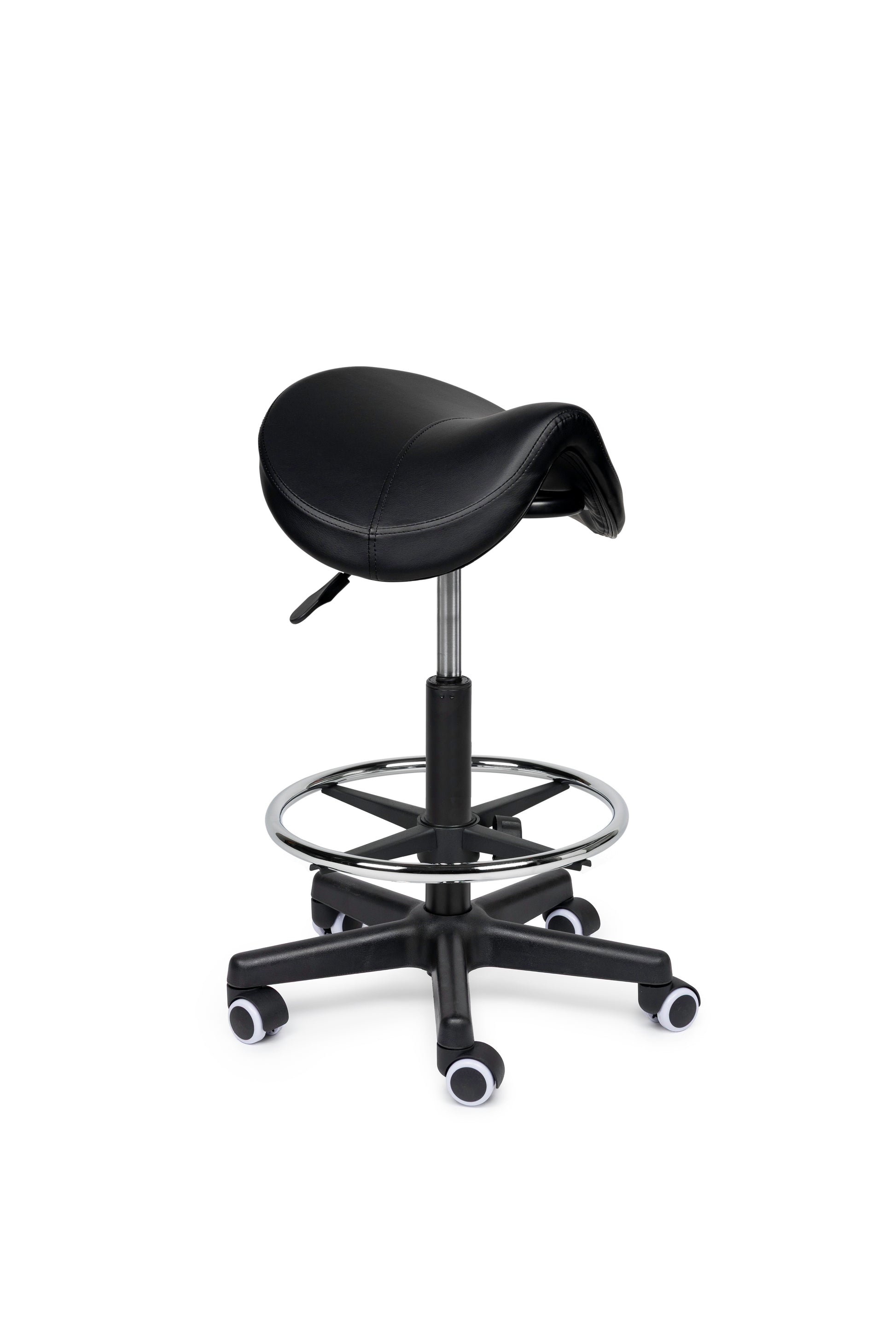 Premium Sattelhocker Schwarz Auf Räder