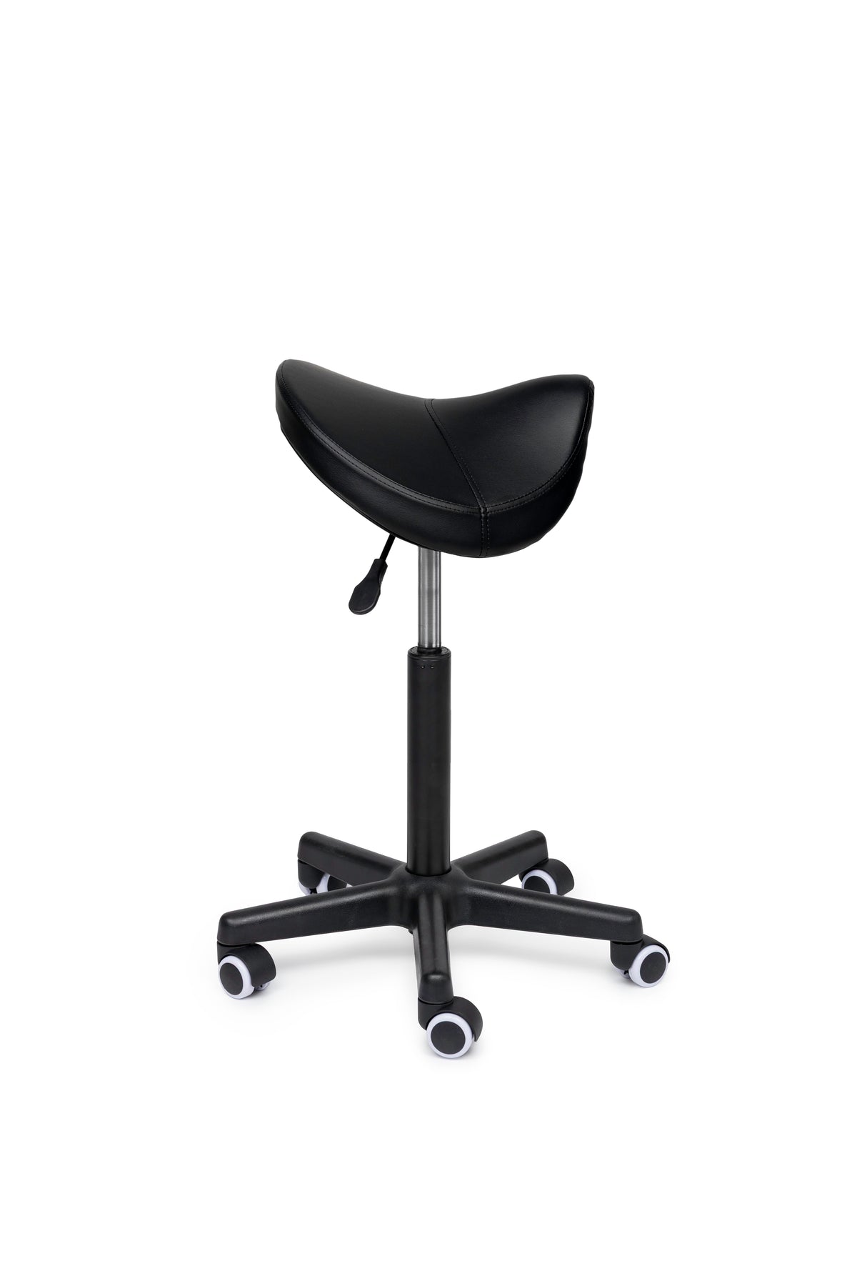 Comfort Sattelhocker Schwarz auf Rollen