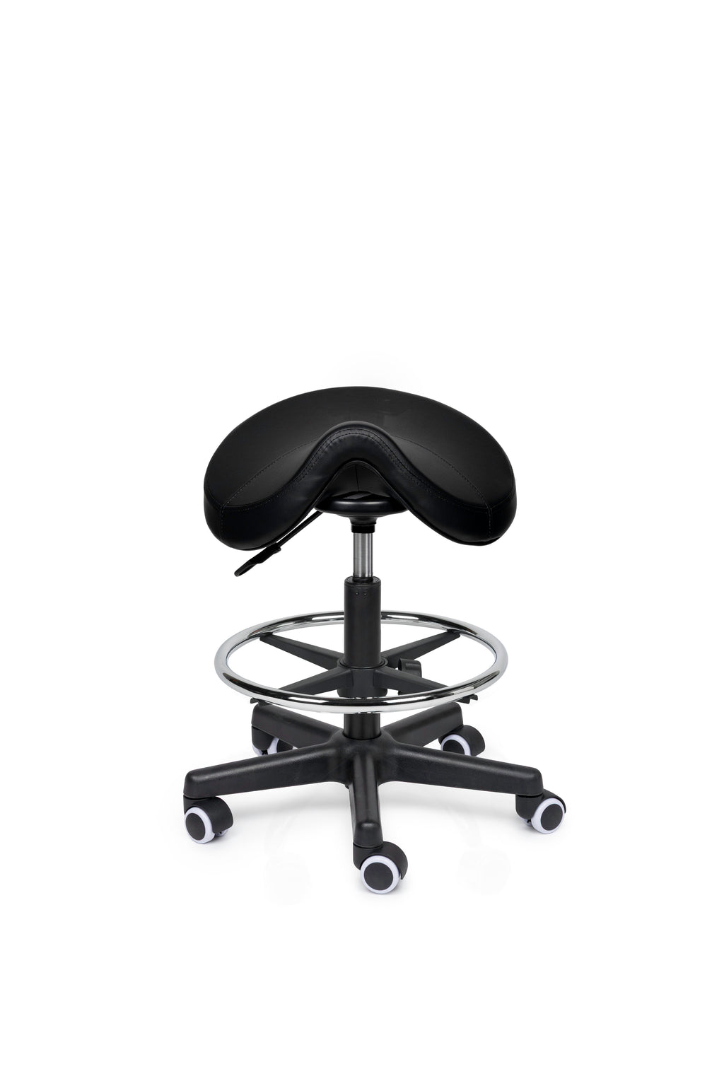 Premium Sattelhocker Schwarz Auf Räder