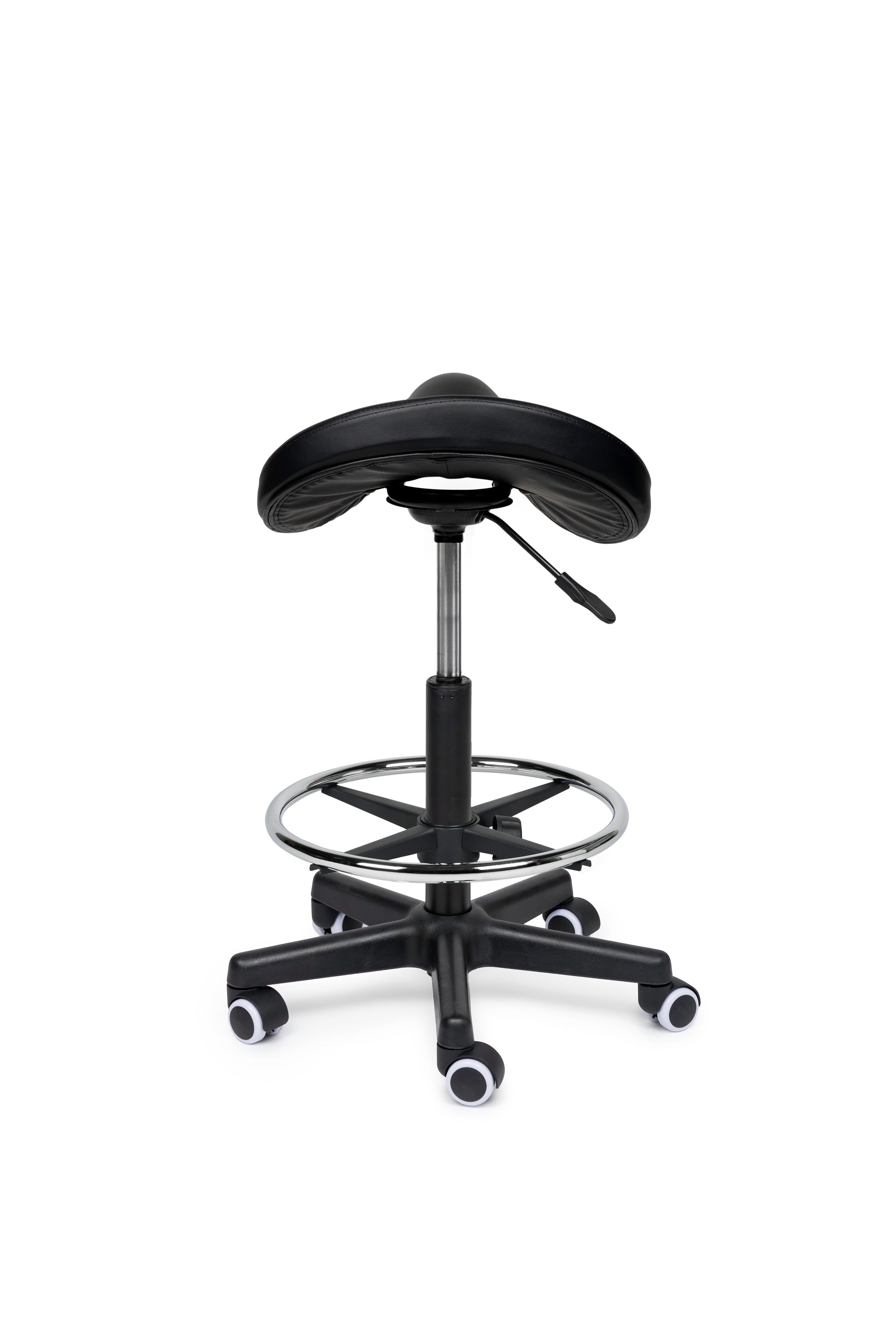 Premium Sattelhocker Schwarz Auf Räder