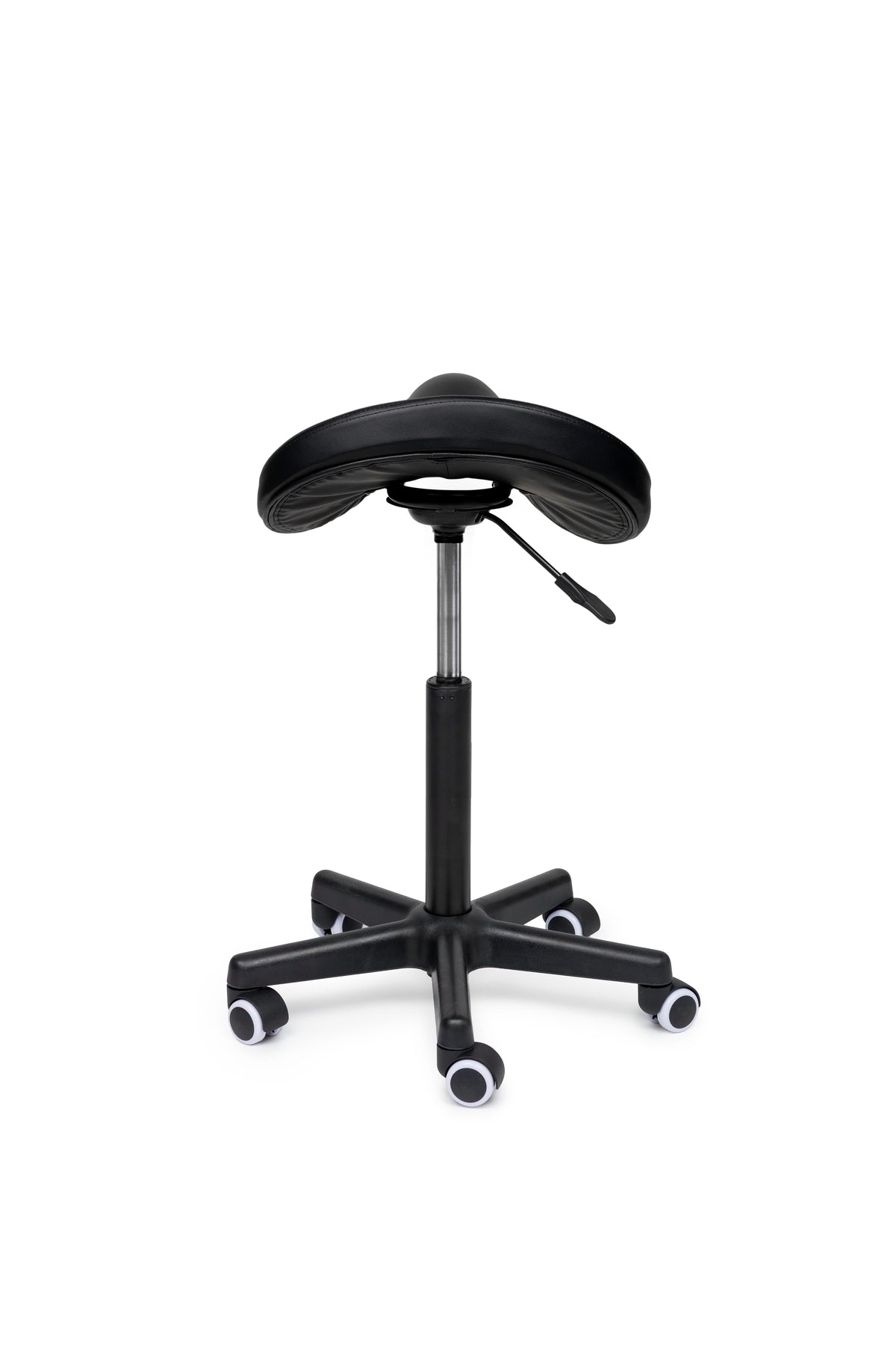 Comfort Sattelhocker Schwarz auf Rollen