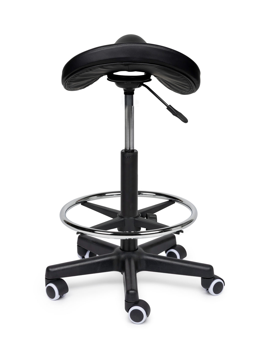 Premium Sattelhocker Schwarz Auf Räder