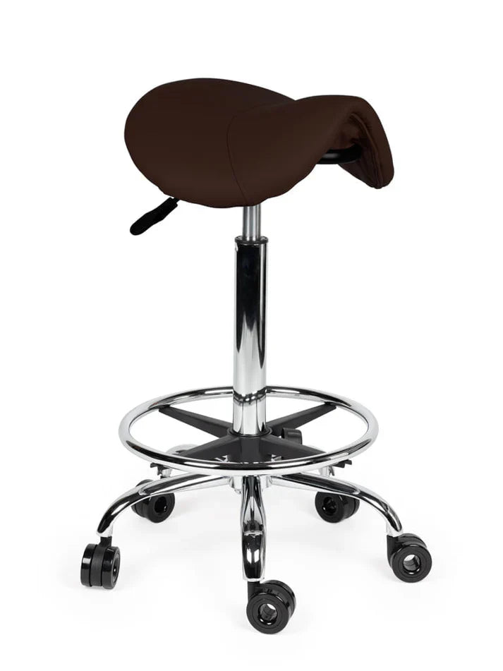 Friseurhocker Braun Auf Räder