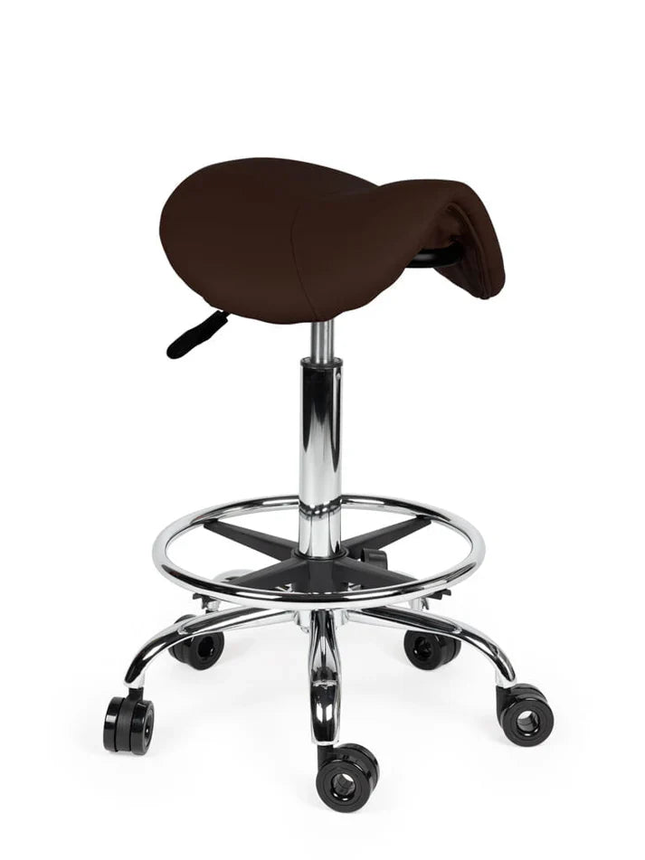 Friseurhocker Braun Auf Räder