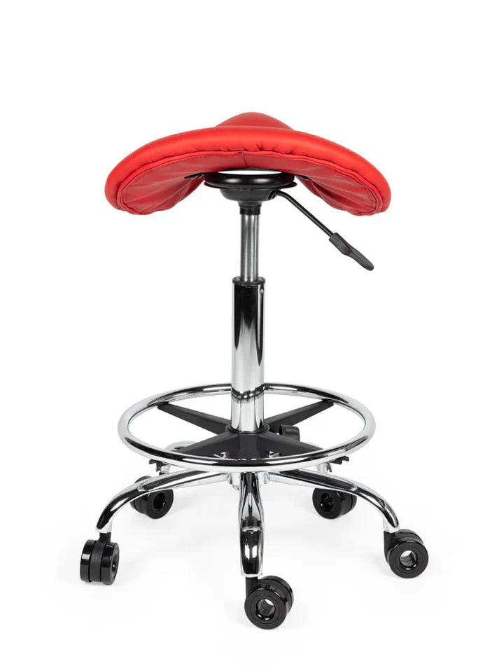 Friseurhocker Rot Auf Räder