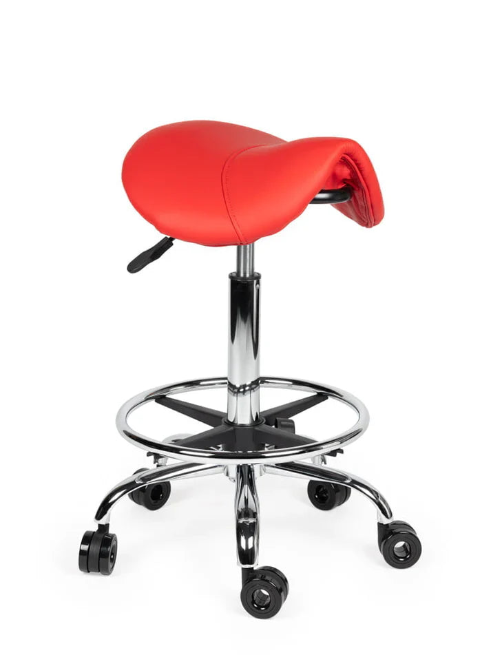 Friseurhocker Rot Auf Räder