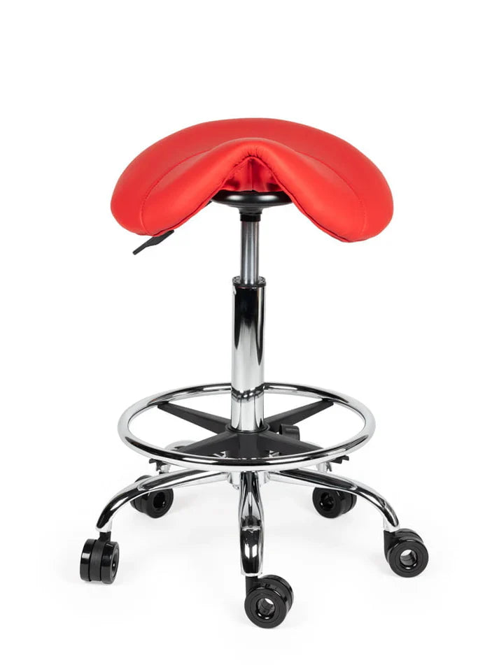Friseurhocker Rot Auf Räder