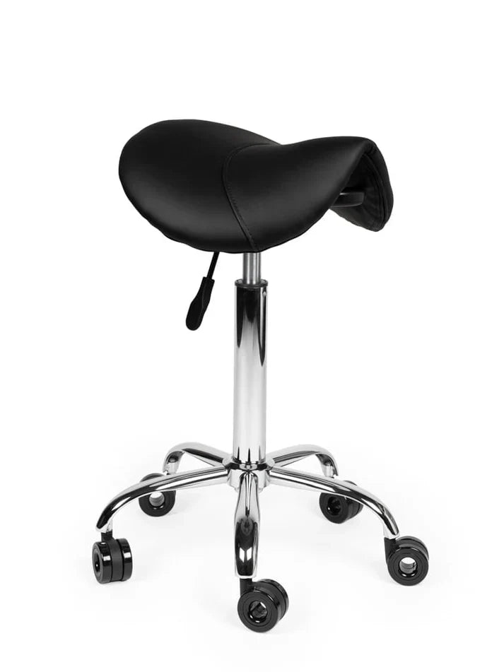 Friseurhocker Schwarz Auf Räder