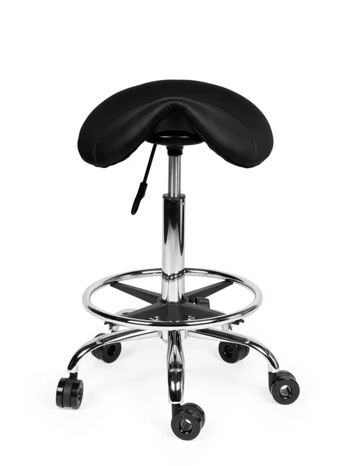 Friseurhocker Schwarz Auf Räder