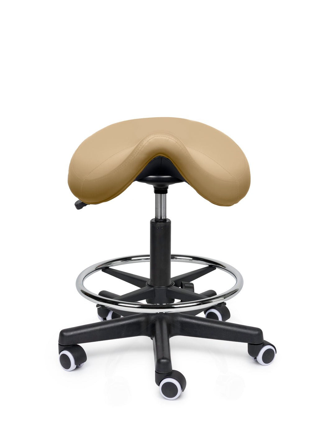 Premium Sattelhocker Beige Auf Räder
