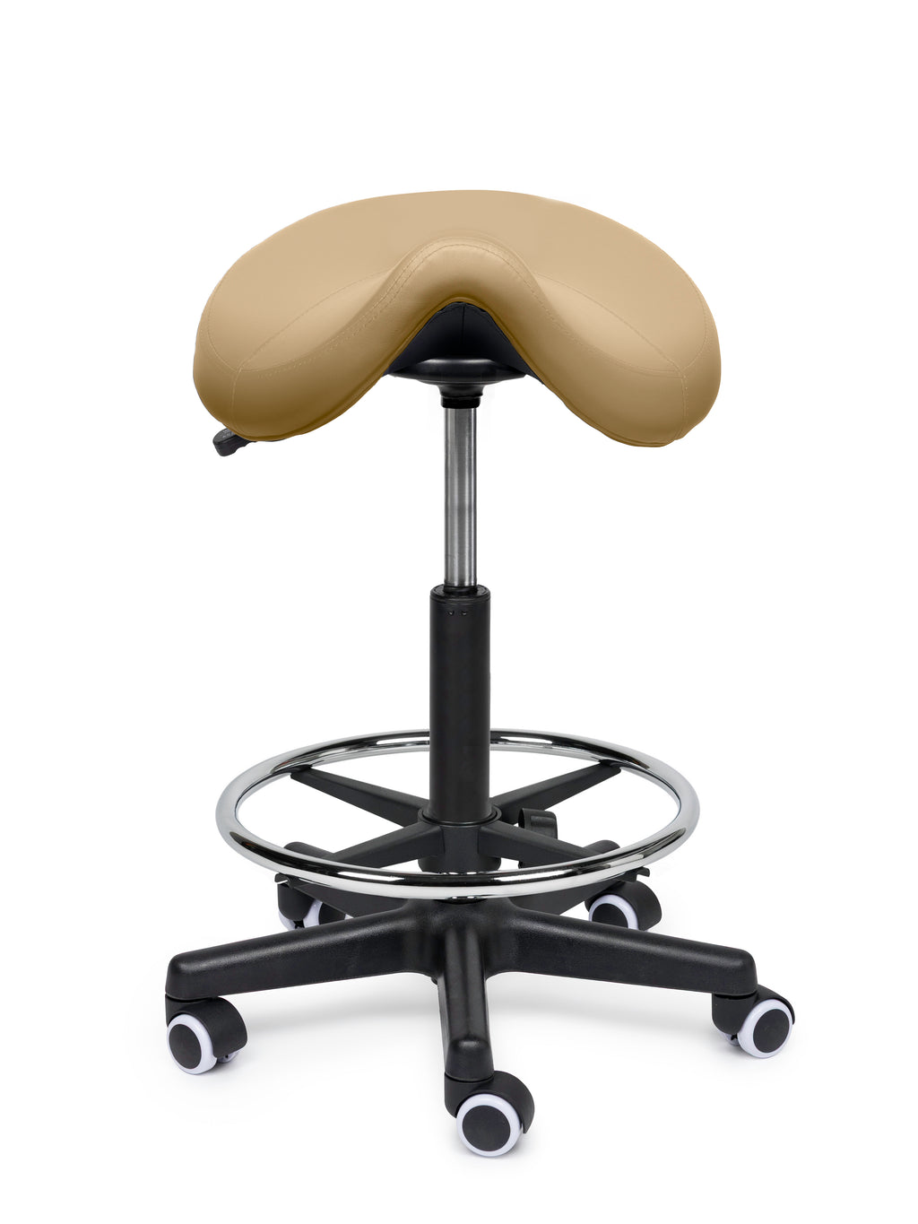 Premium Sattelhocker Beige Auf Räder