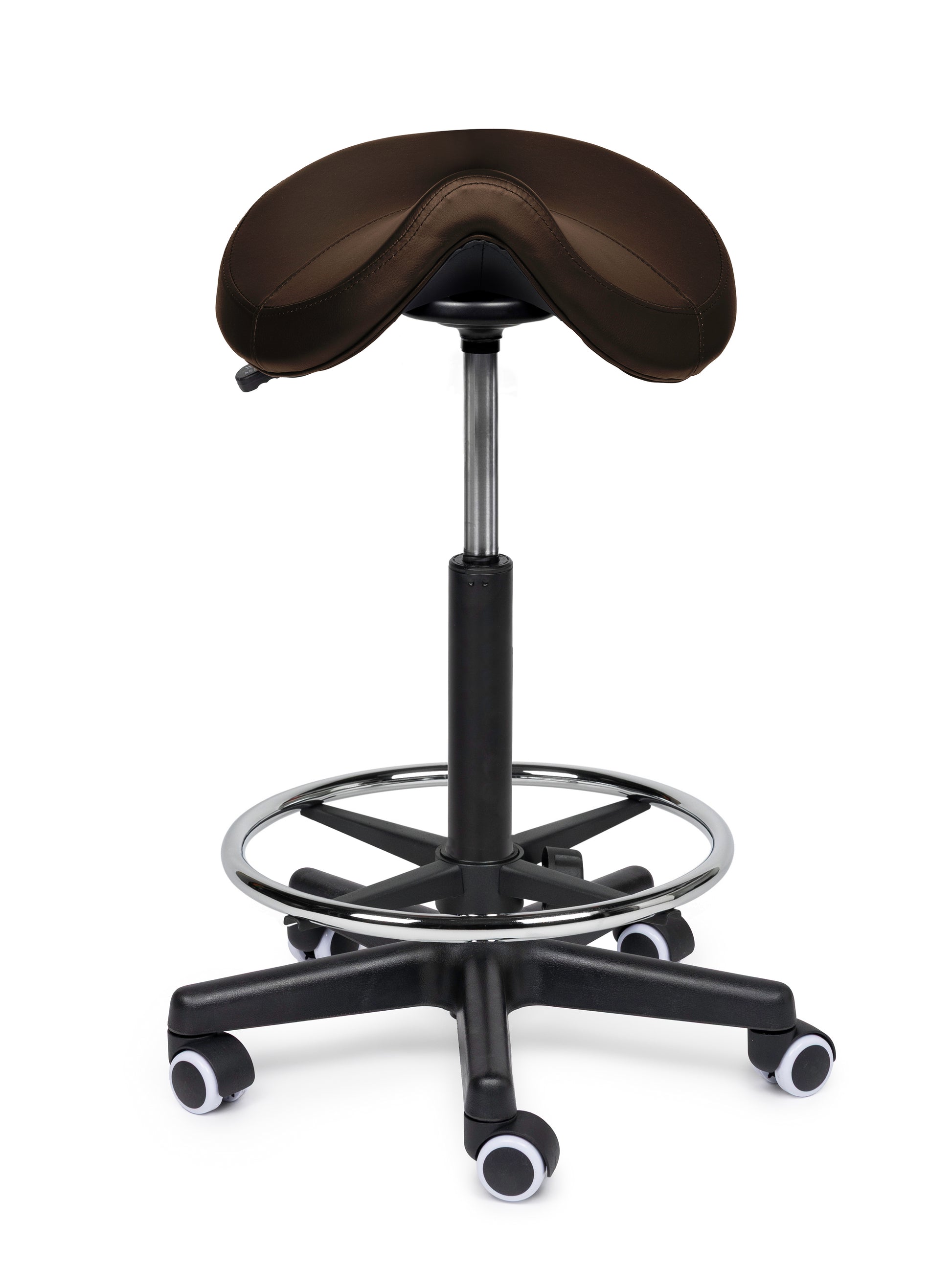 Premium Sattelhocker Braun Auf Räder