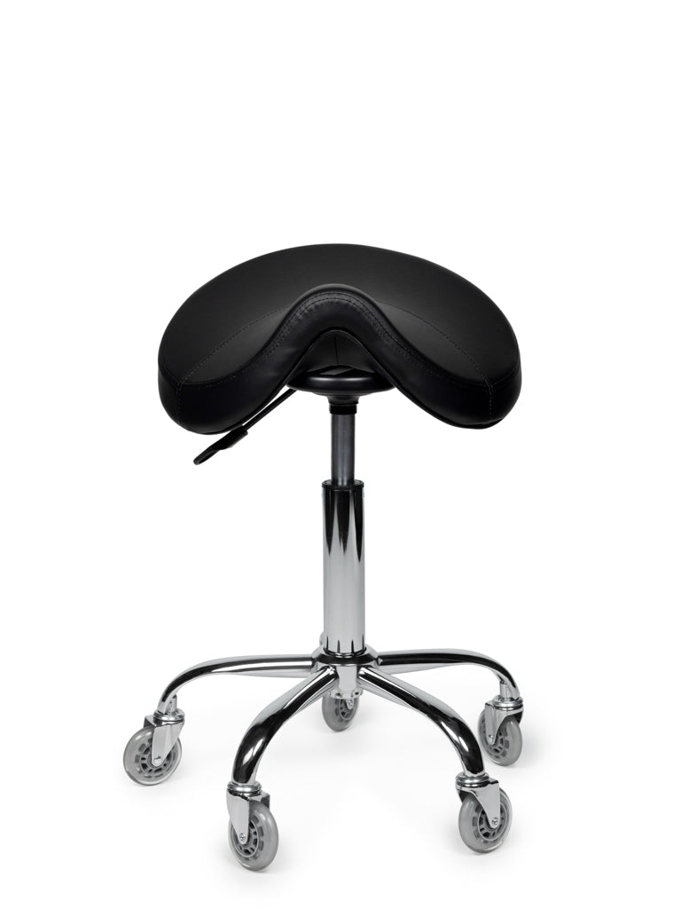 Premium Sattelhocker Schwarz Auf Räder