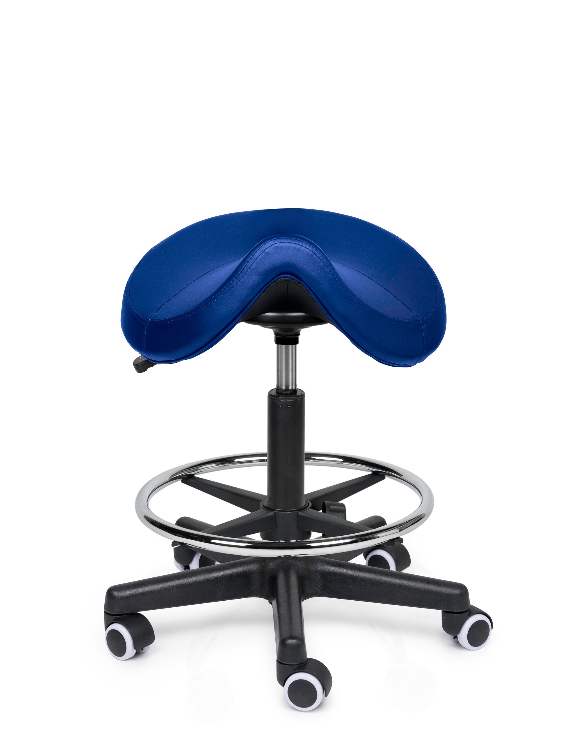 Premium Sattelhocker Blau Auf Räder