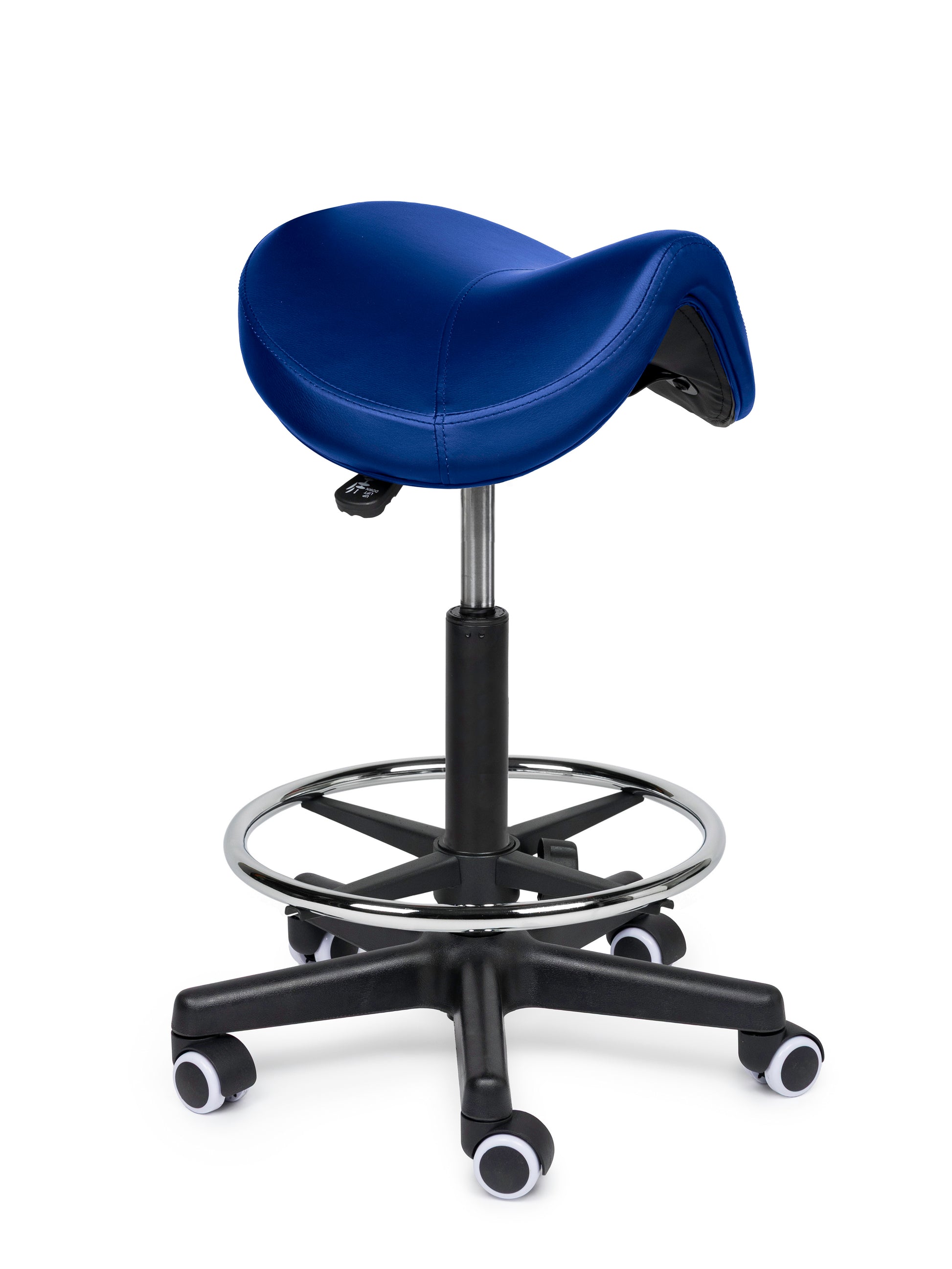 Premium Sattelhocker Blau Auf Räder