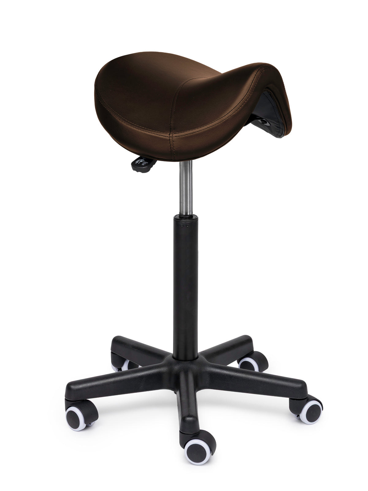 Comfort Sattelhocker Braun auf Rollen