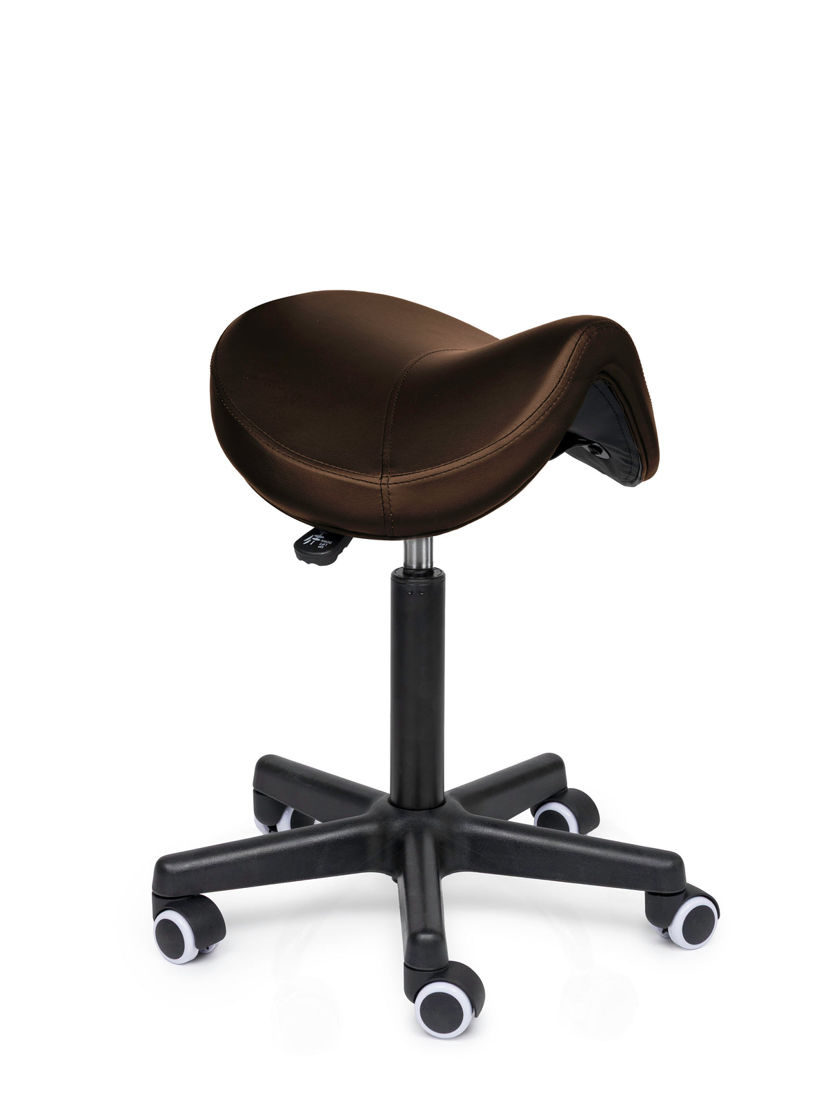Comfort Sattelhocker Braun auf Rollen