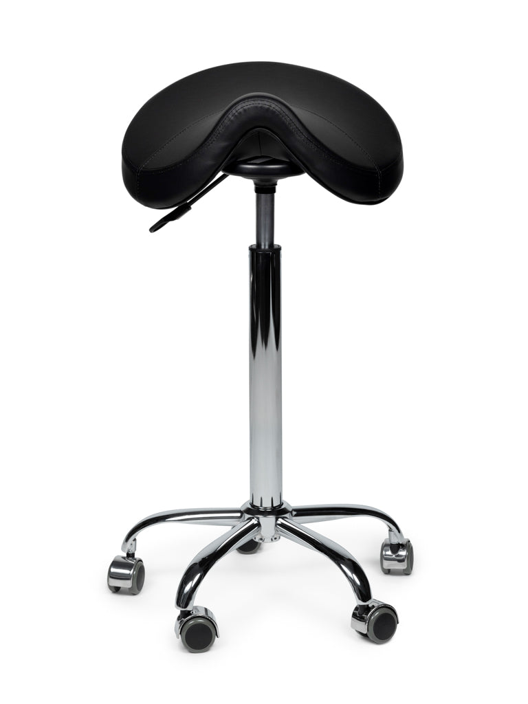 Premium Sattelhocker Schwarz Auf Räder