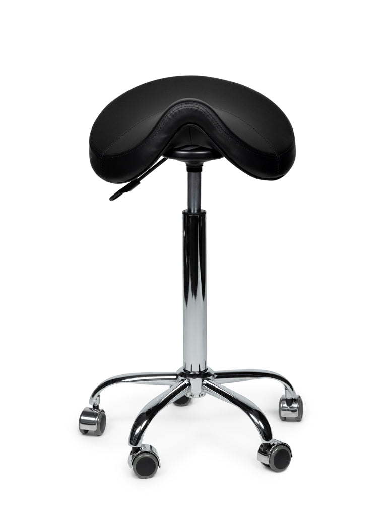 Premium Sattelhocker Schwarz Auf Räder