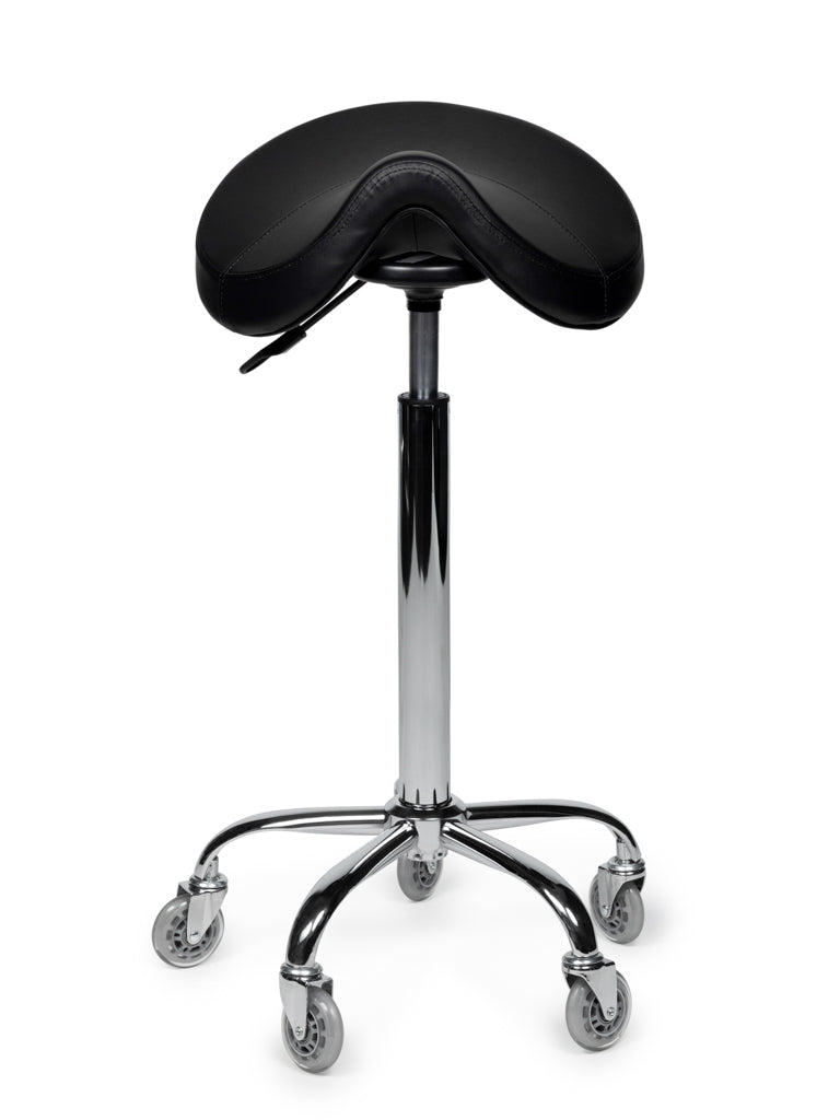 Premium Sattelhocker Schwarz Auf Räder