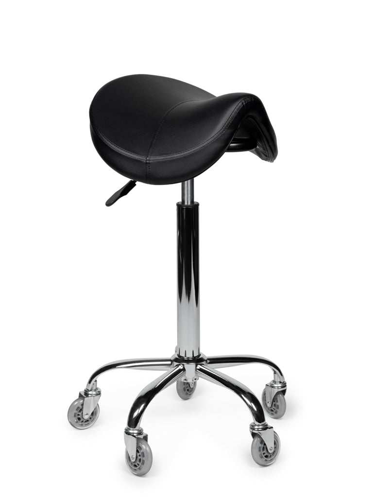 Premium Sattelhocker Schwarz Auf Räder