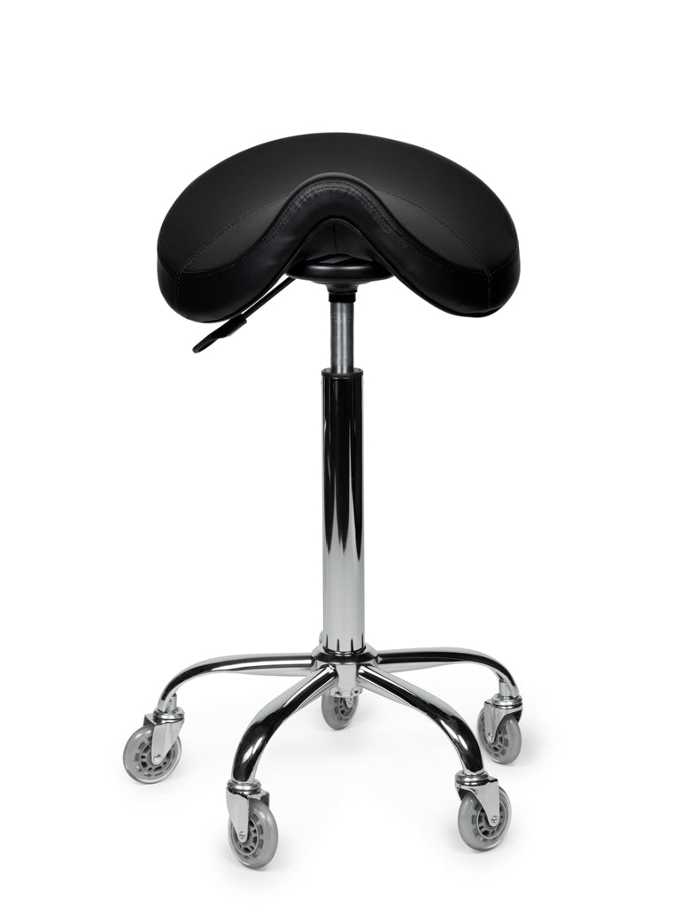 Premium Sattelhocker Schwarz Auf Räder