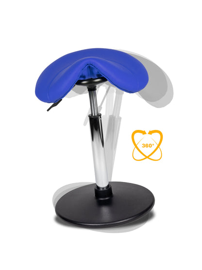 Balanzhocker Blau