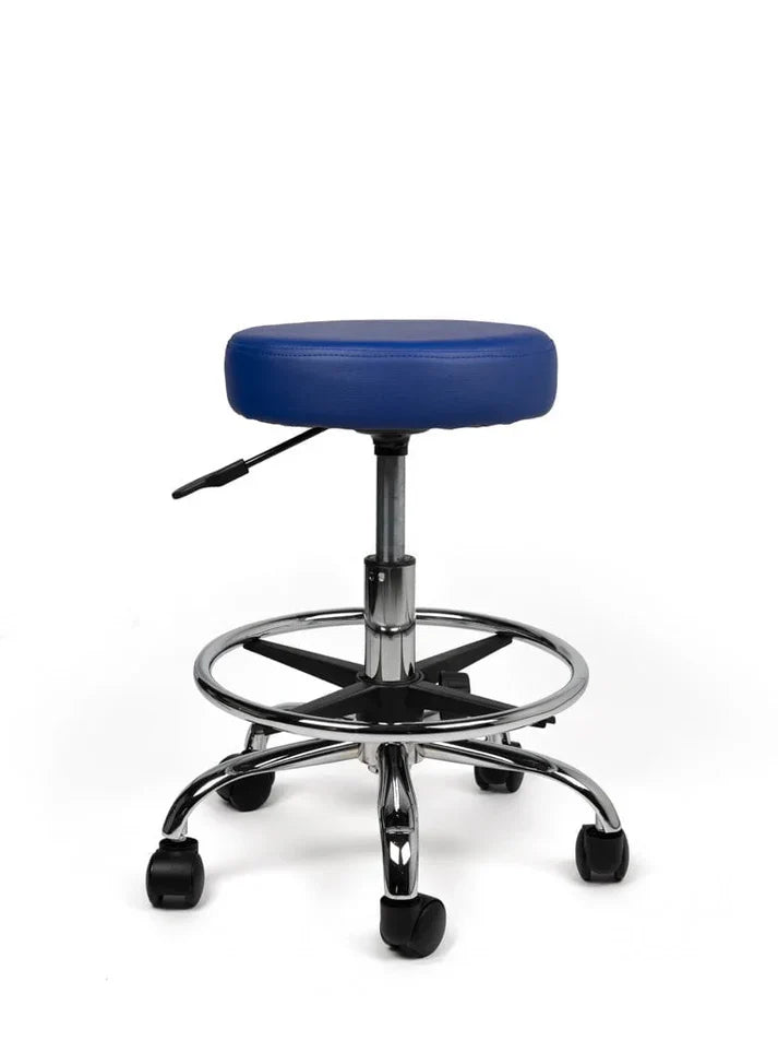 Ergonomischer Rollhocker Blau