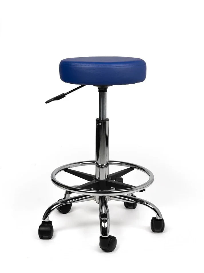 Ergonomischer Rollhocker Blau
