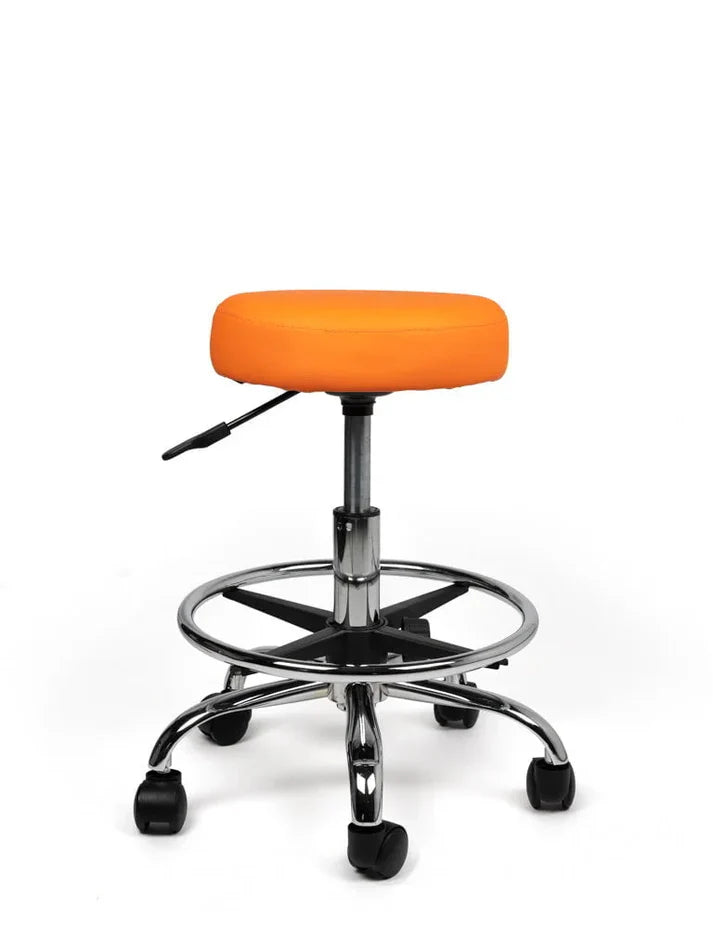 Ergonomischer Rollhocker Orange